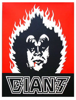 Kiss Reissue, by Shepard Fairey, 2000