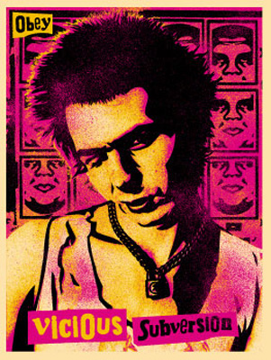 Vicious Sub Version, by Shepard Fairey, 2001