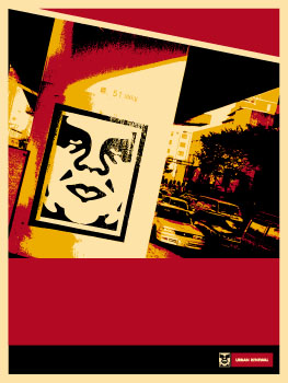 Osaka Highway Poster, by Shepard Fairey, 2001