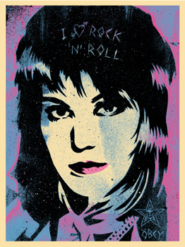 Joan Jett Pop, by Shepard Fairey, 2002