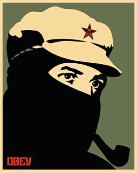 Comandante 2, by Shepard Fairey, 2002
