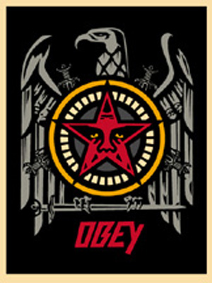 Slayer Eagle, by Shepard Fairey, 2002
