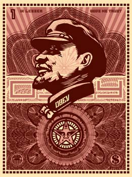 Lenin Money, by Shepard Fairey, 2003