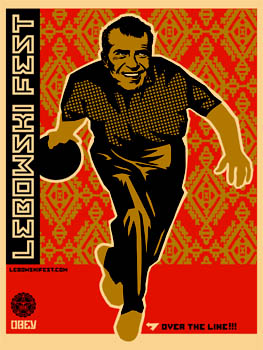 Lebowskifest, by Shepard Fairey, 2002