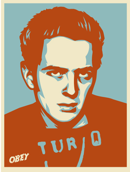 Strummer Poster, by Shepard Fairey, 2002
