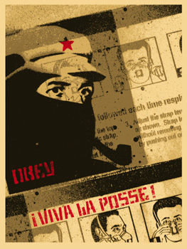 Marcos Diagram, by Shepard Fairey, 2003