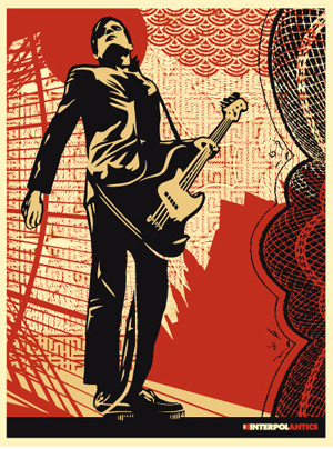 Interpol Carlos, by Shepard Fairey, 2004