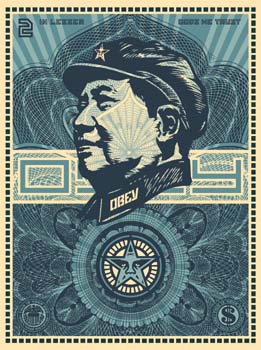 Mao Money, by Shepard Fairey, 2003