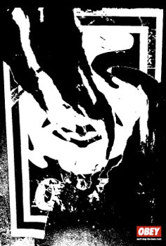 Ripped Offset, by Shepard Fairey, 2004