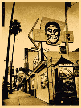 Obey Fiend Skull, by Shepard Fairey, 2005