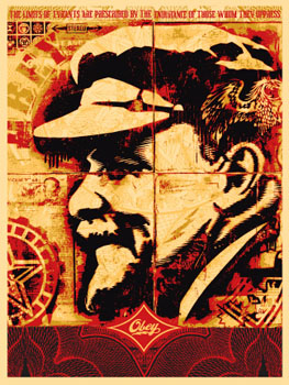 Lenin Record, by Shepard Fairey, 2005