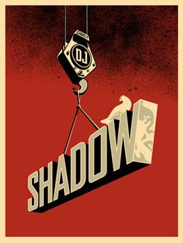 Dj Shadow, by Shepard Fairey, 2005