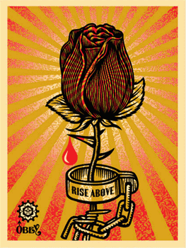 Rose Shackle, by Shepard Fairey, 2019