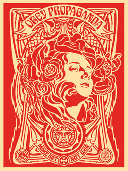 Nouveau Red, by Shepard Fairey, 2006
