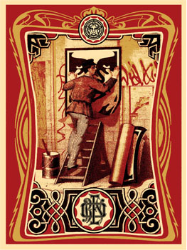 Vintage Paster, by Shepard Fairey, 2006