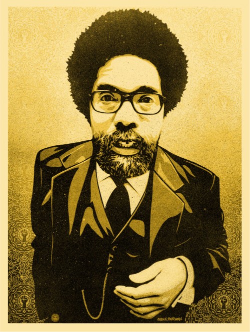 Cornel West Print, by Shepard Fairey, 2010