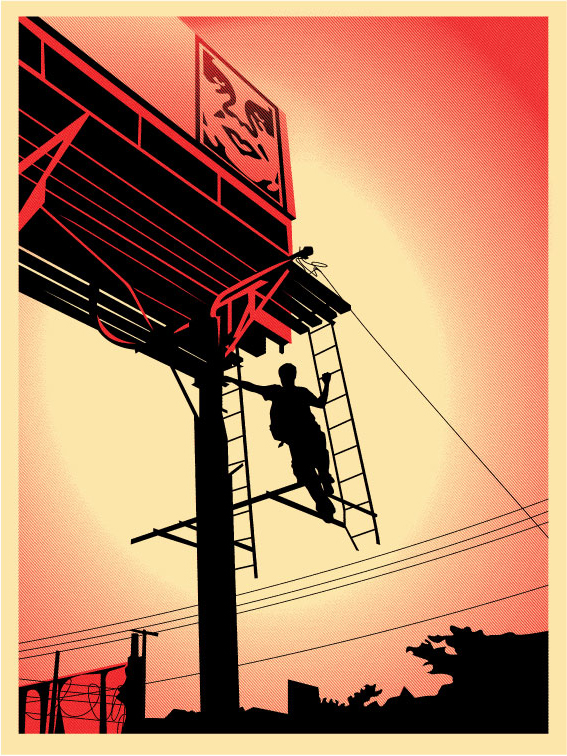 Bayshore Billboard, by Shepard Fairey, 2011