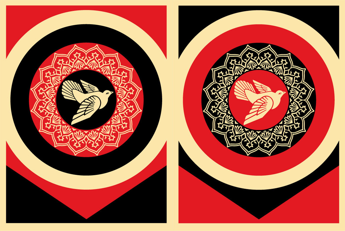 Obey Dove Print Set, by Shepard Fairey, 2011