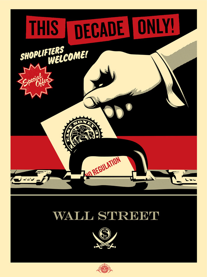 Shoplifters Welcome, by Shepard Fairey, Jamie Reid, 2012