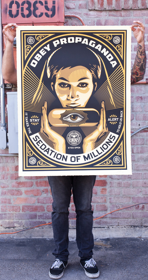 Sedation Pill Large Format Print, by Shepard Fairey, 2013