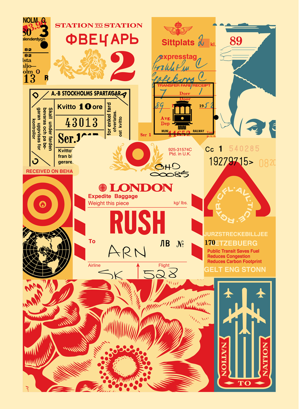 Station To Station 4, by Shepard Fairey, 2012