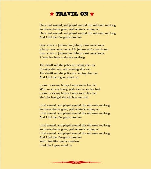 Travel On, by Shepard Fairey, 2012