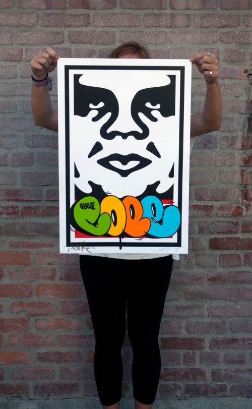 Obey X Cope2 Takeover, by Shepard Fairey, Cope2, 2013