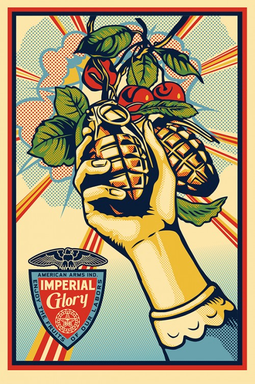 Imperial Glory Offset, by Shepard Fairey, 2013