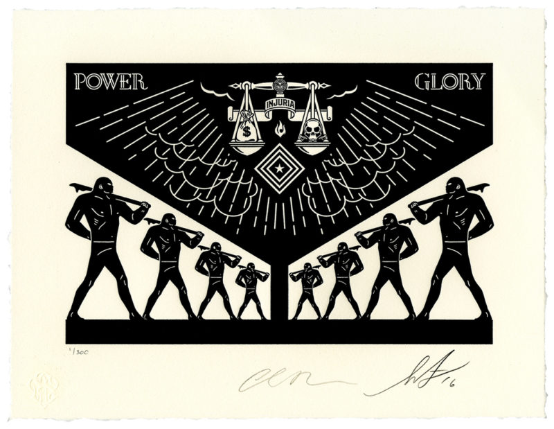 Scales Of Injustice, by Shepard Fairey, Cleon Peterson, 2016