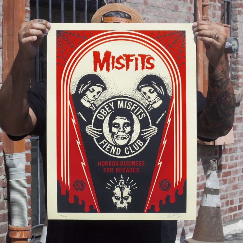 Horror Business Crypt, by Shepard Fairey, 2018