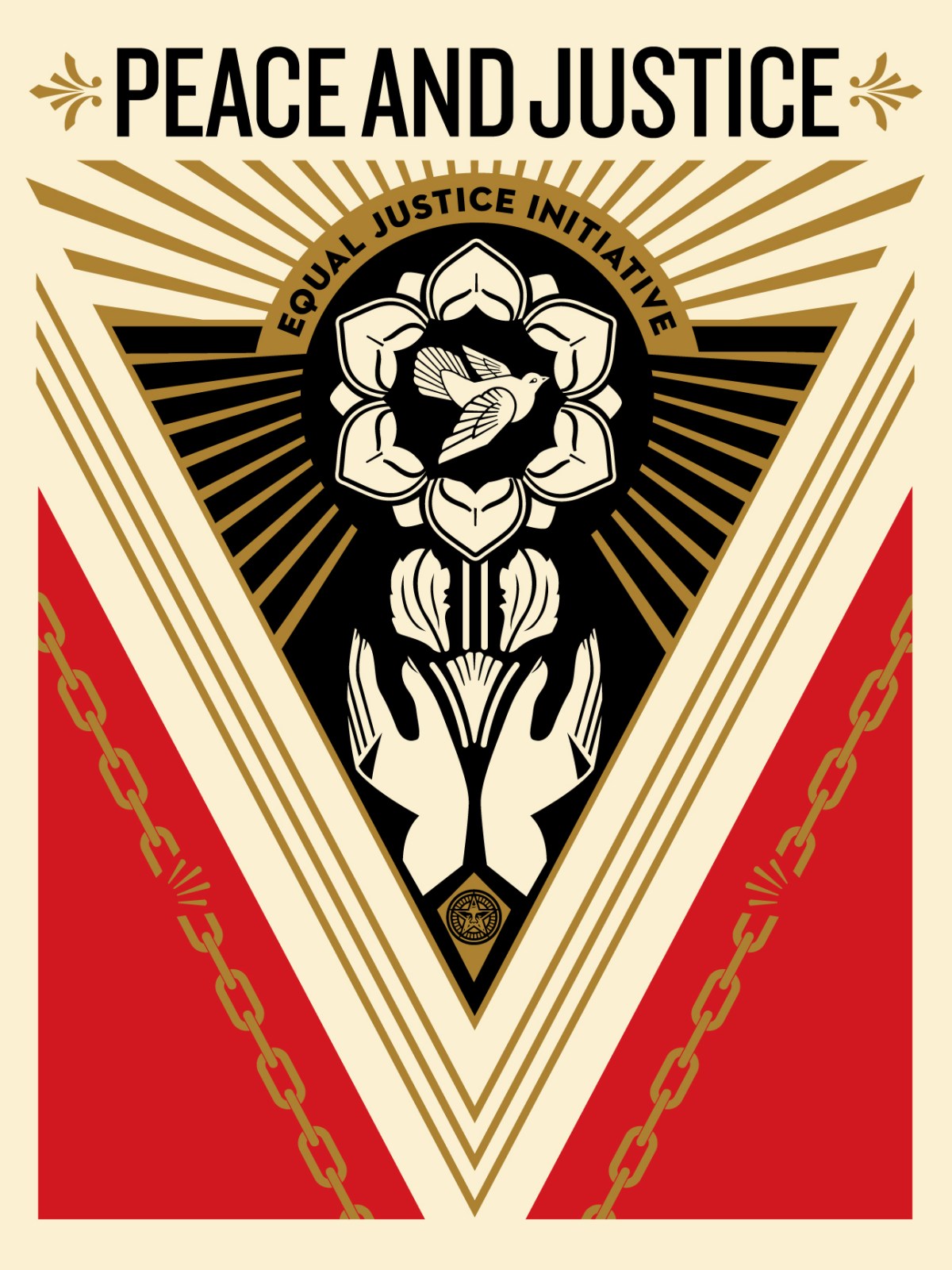 Peace & Justice Summit, by Shepard Fairey, 2018