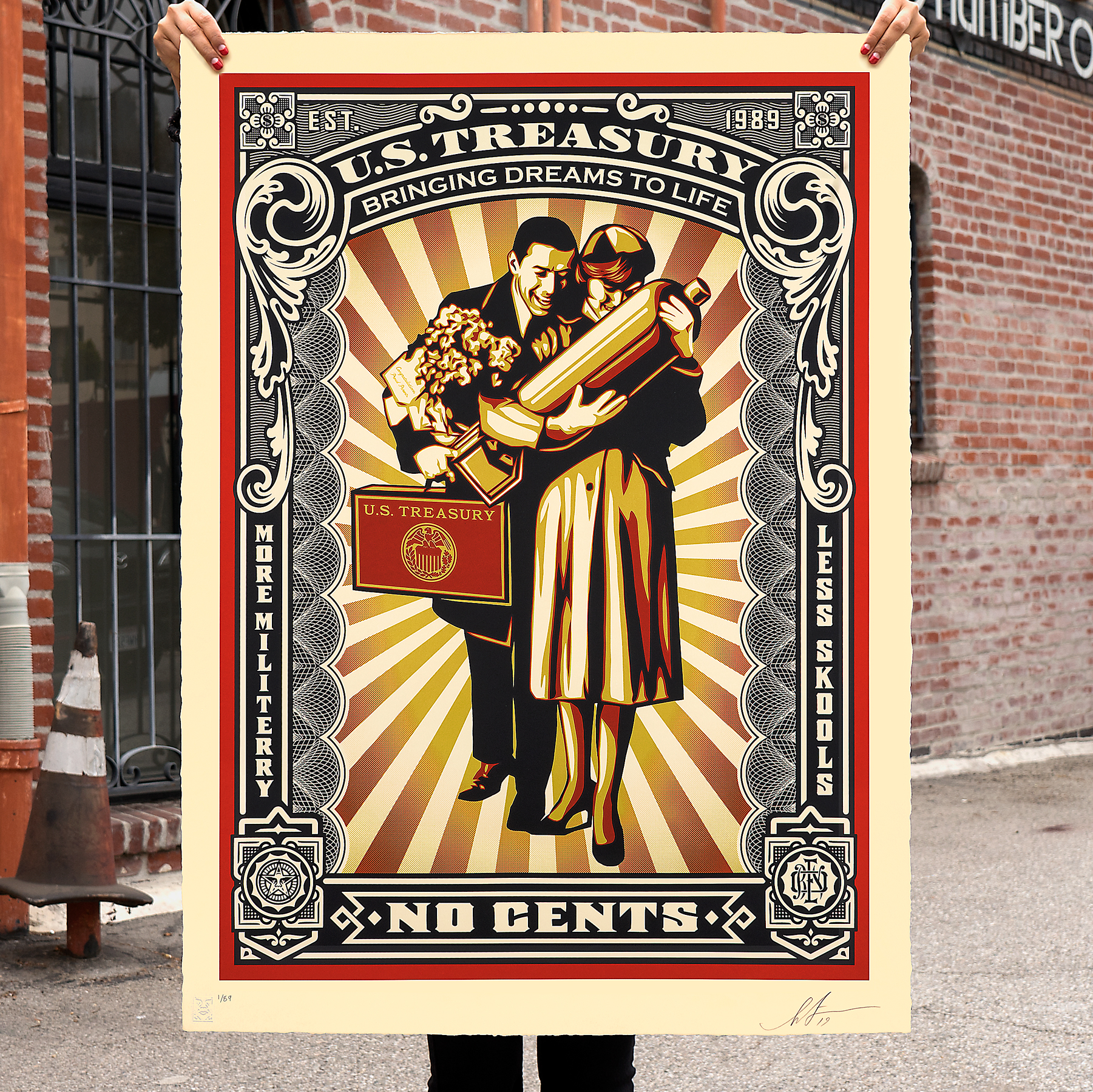 Proud Parents, by Shepard Fairey, 2007