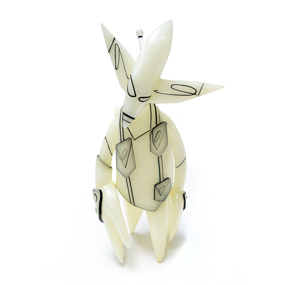 Fl-001 Pointman Vinyl Figure (Glow In The Dark), by Futura, 2025