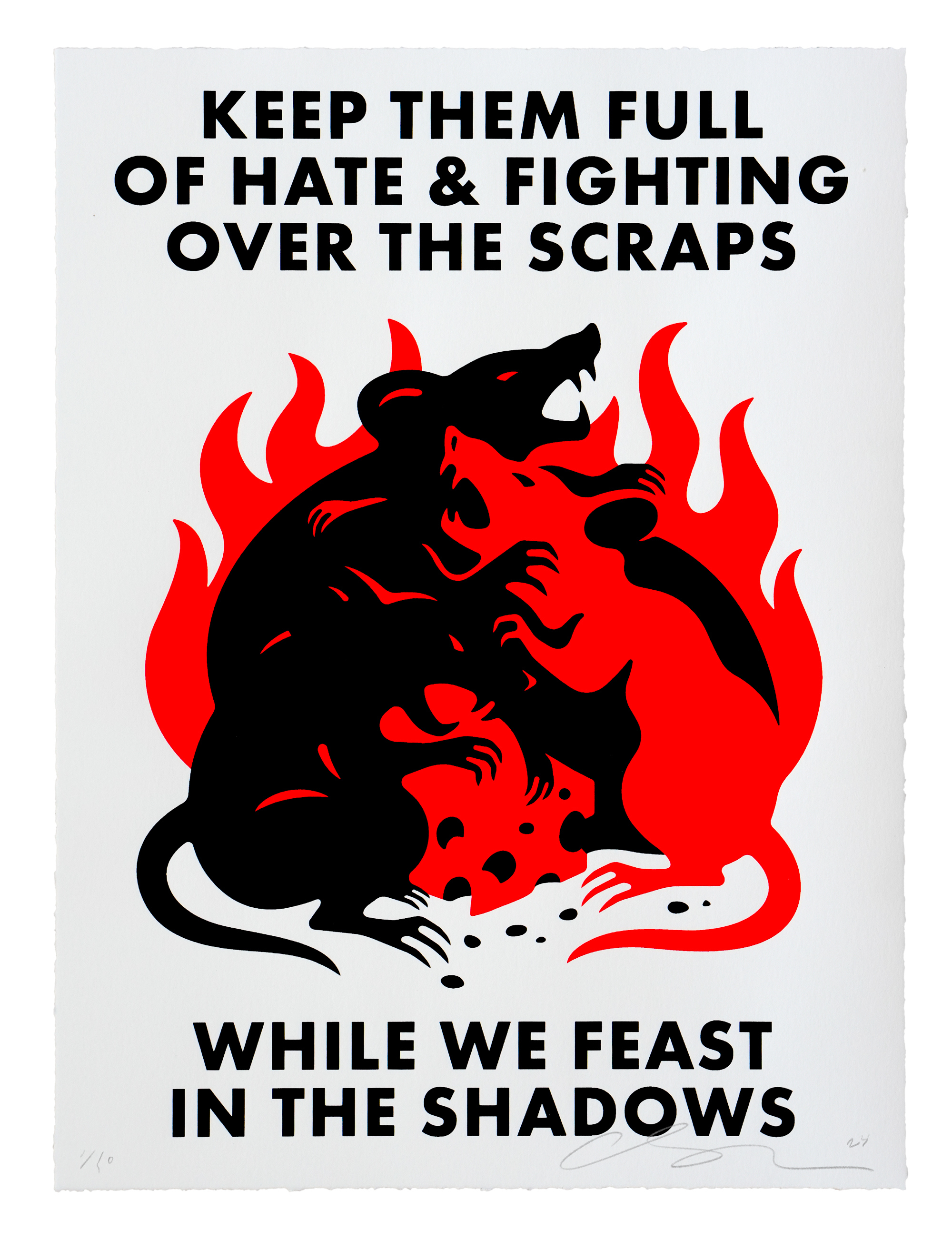 Full Of Hate, by Cleon Peterson, 2025