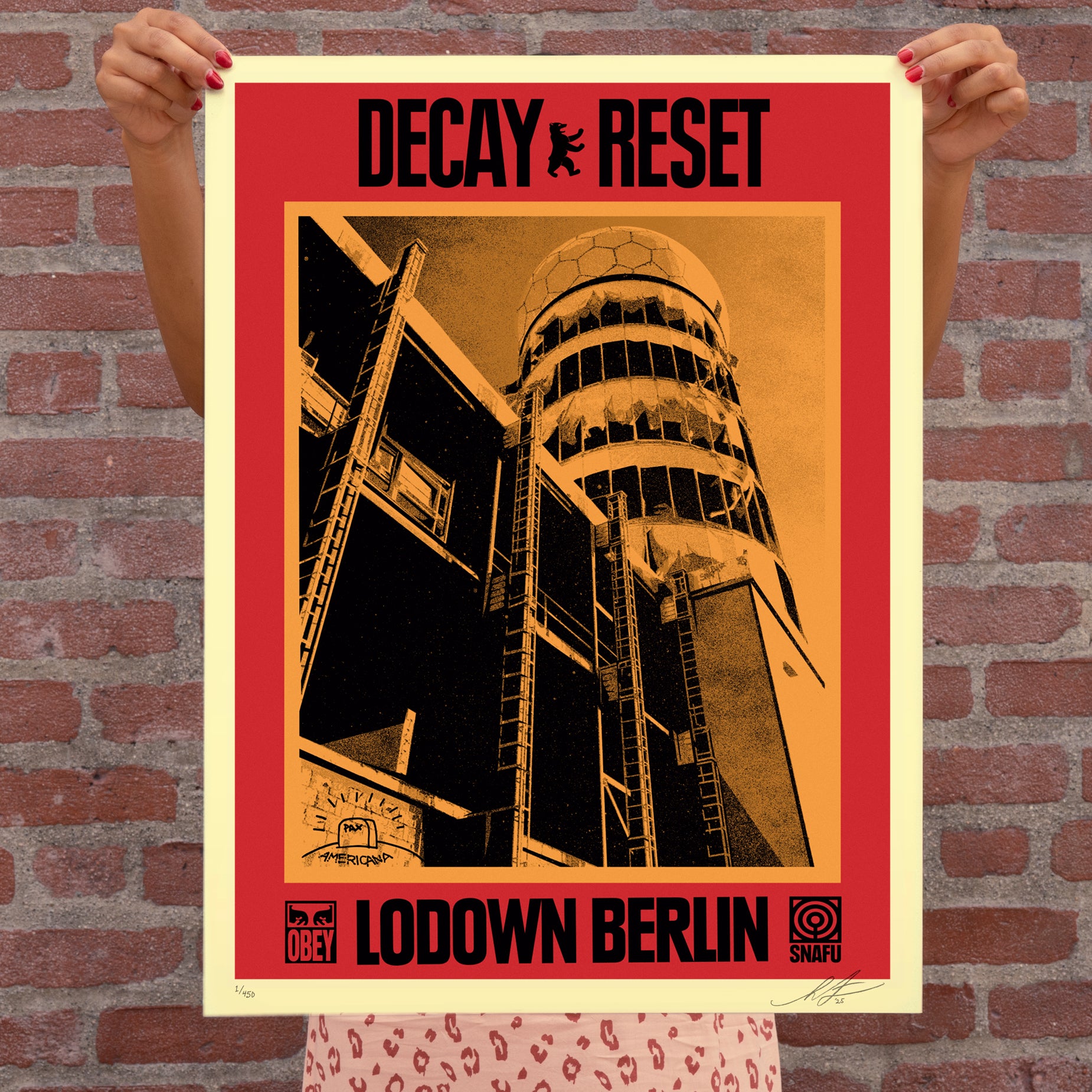 Lodown/obey - Decay Reset, by Shepard Fairey, 2025