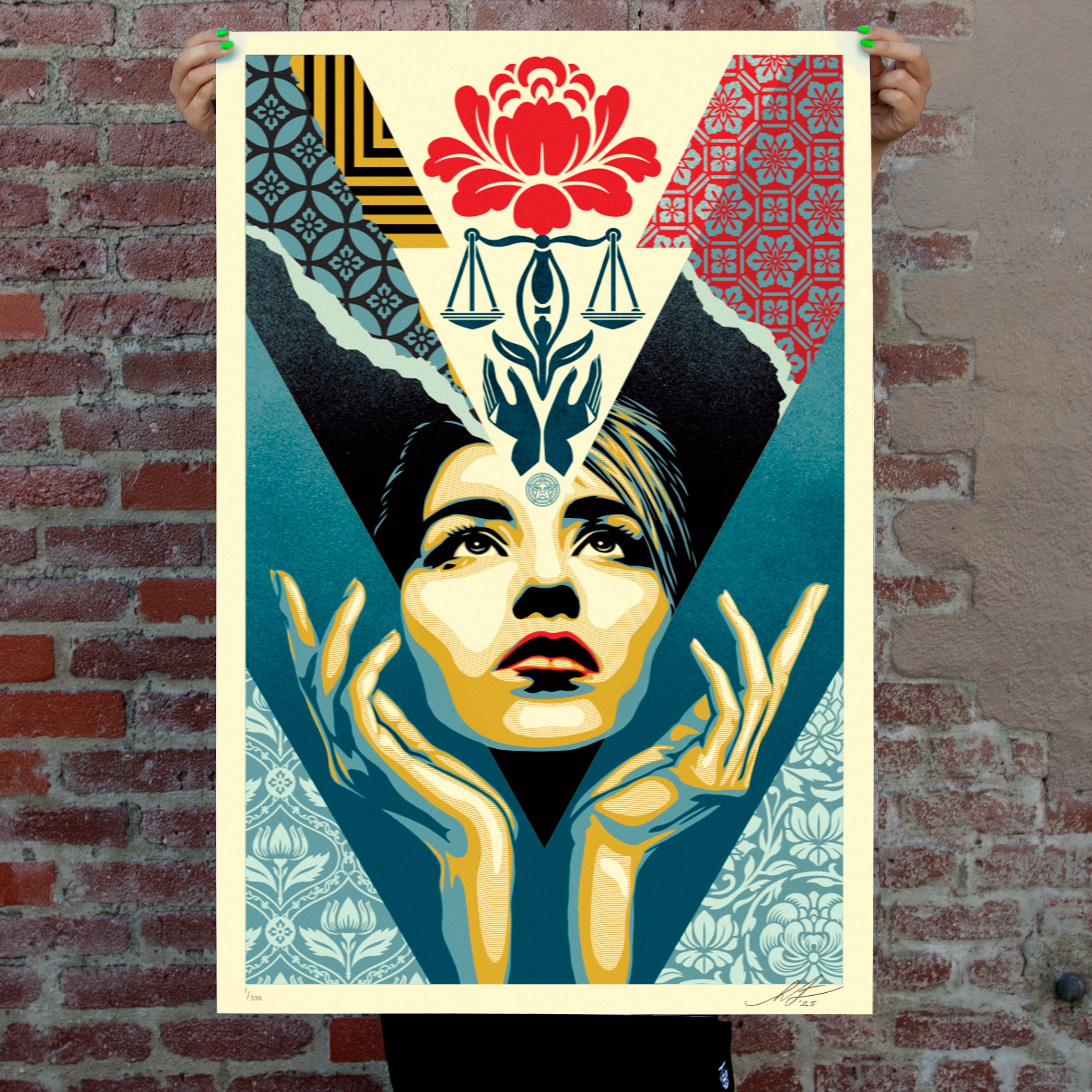 Uplift Justice, by Shepard Fairey, 2025