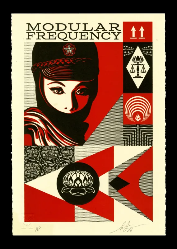 Modular Frequency, by Shepard Fairey, 2026