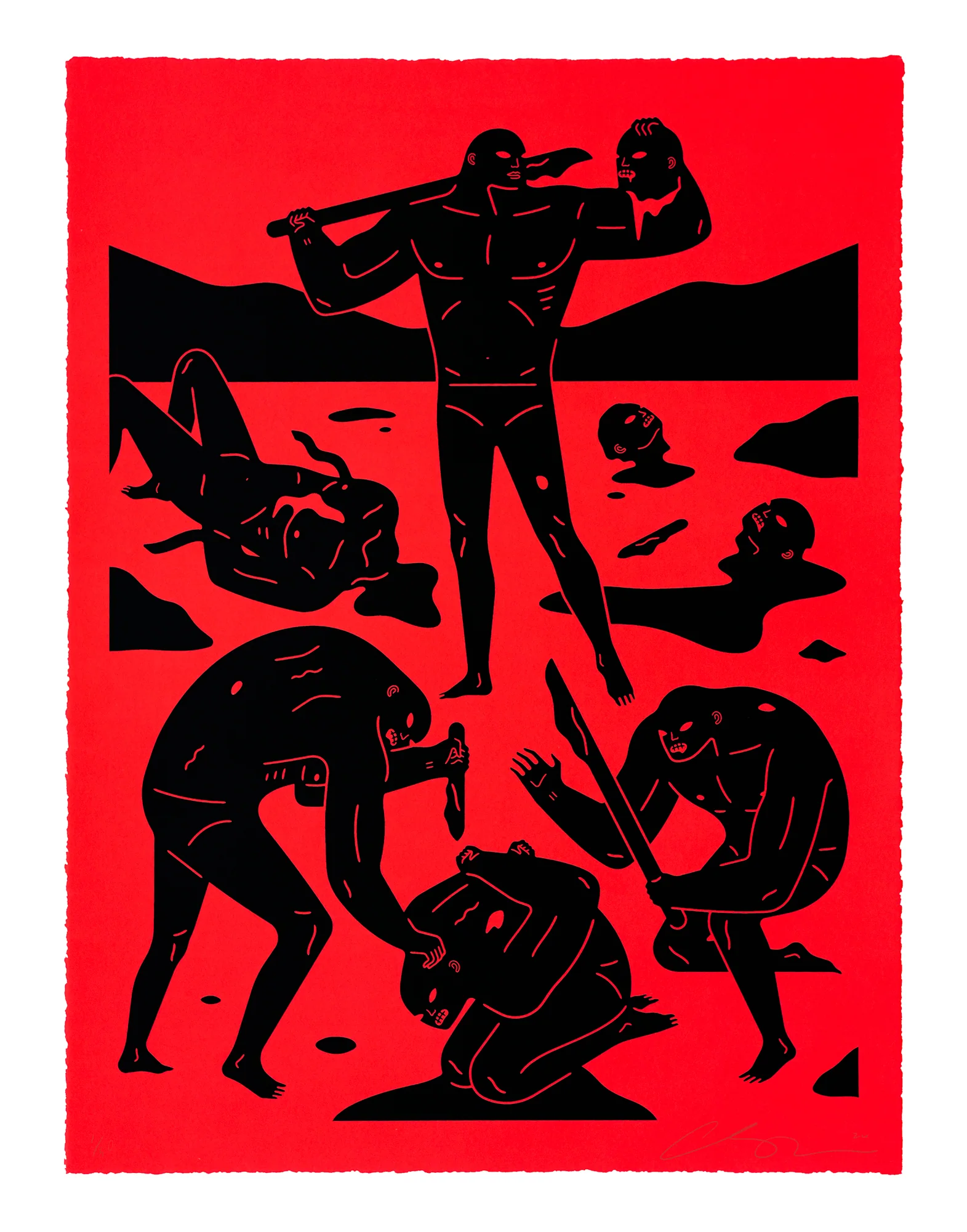 The Light Bearer (Red), by Cleon Peterson, 2026