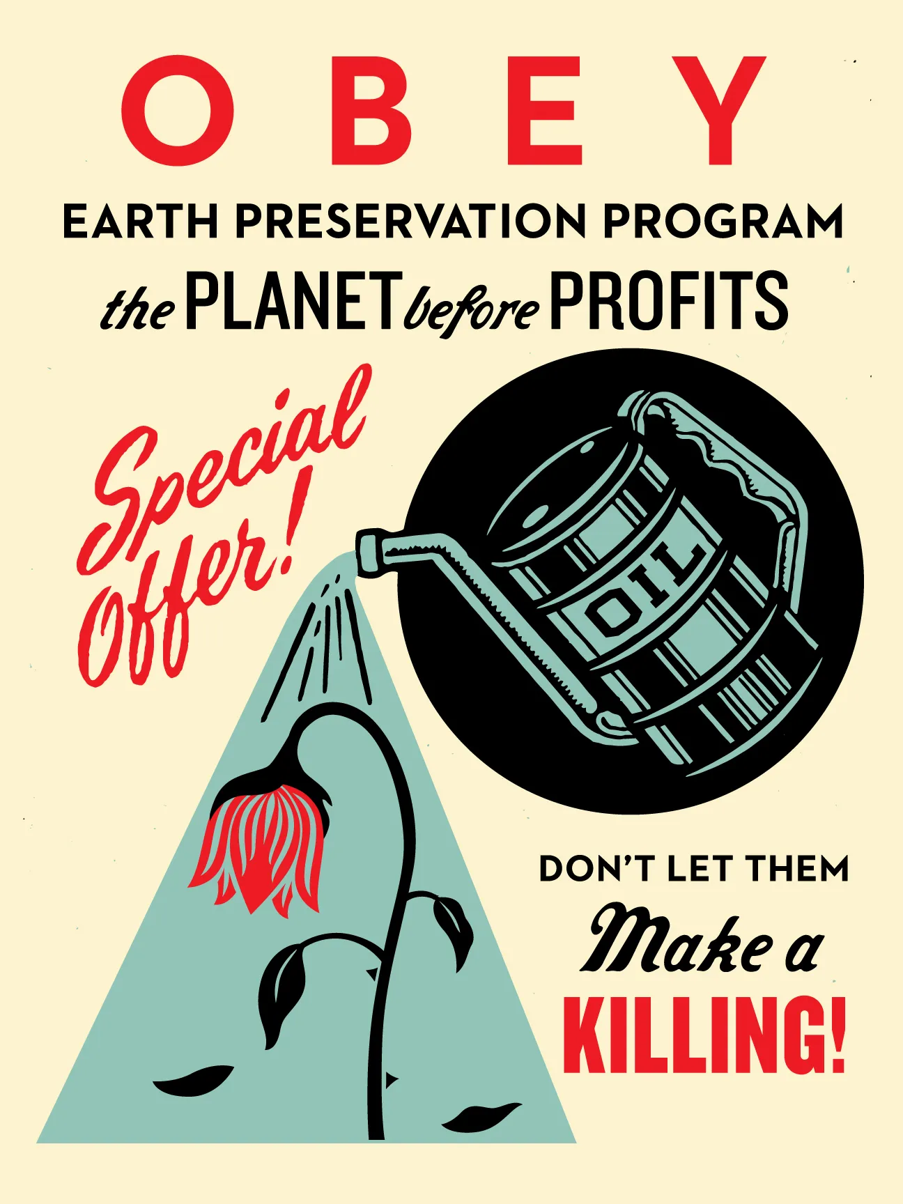 Earth Preservation, by Shepard Fairey, 2025