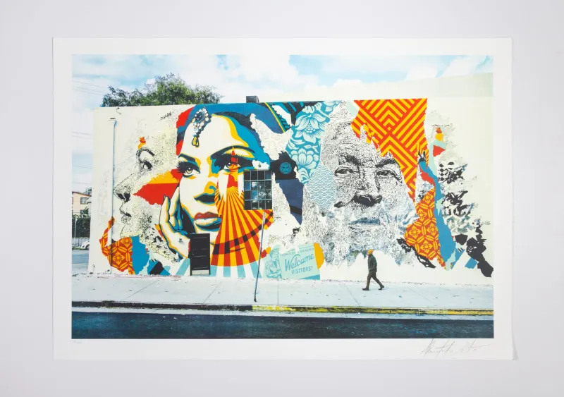 American Dreamers, by Shepard Fairey, Vhils, 2019