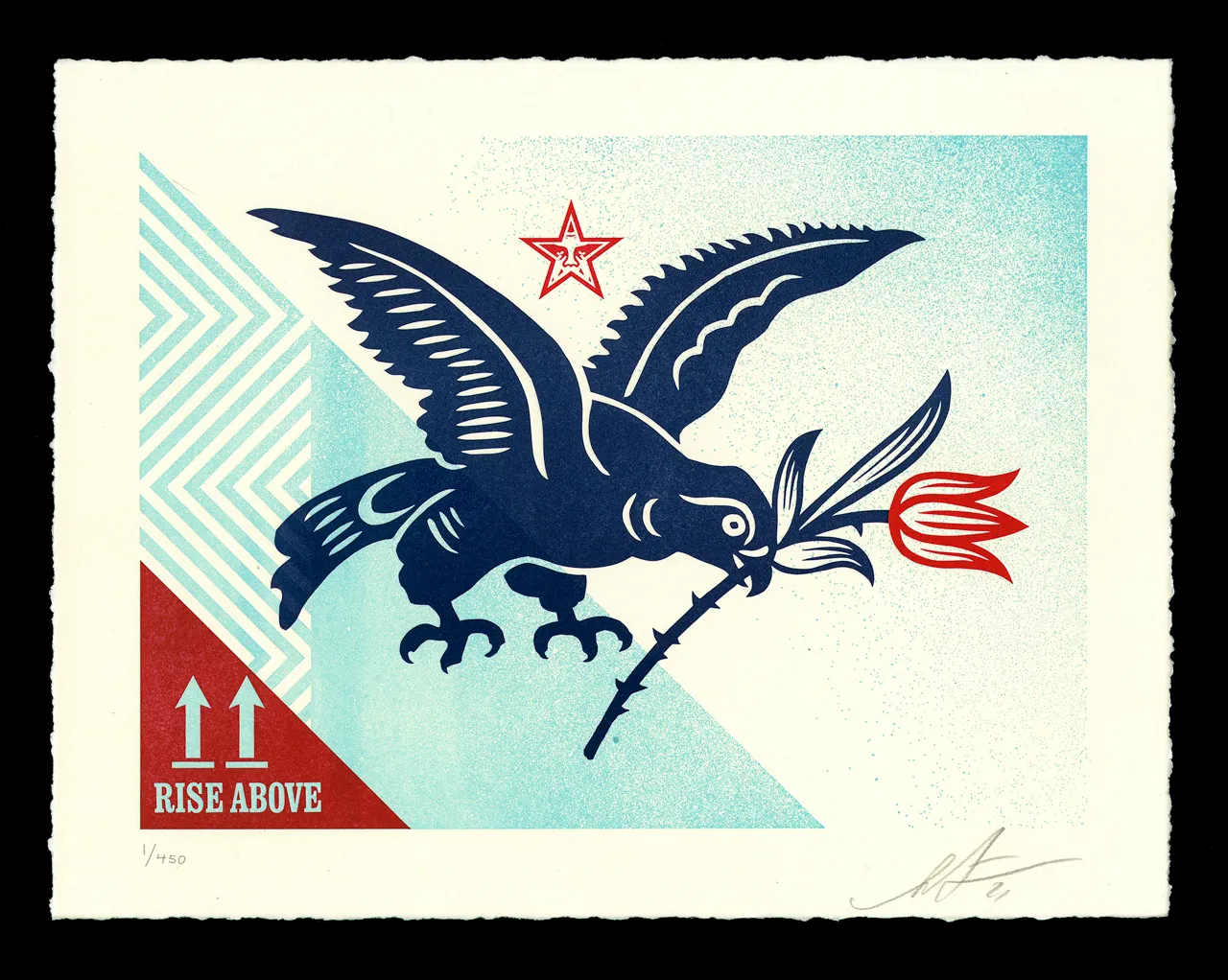 Rise Above Bird, by Shepard Fairey, 2021