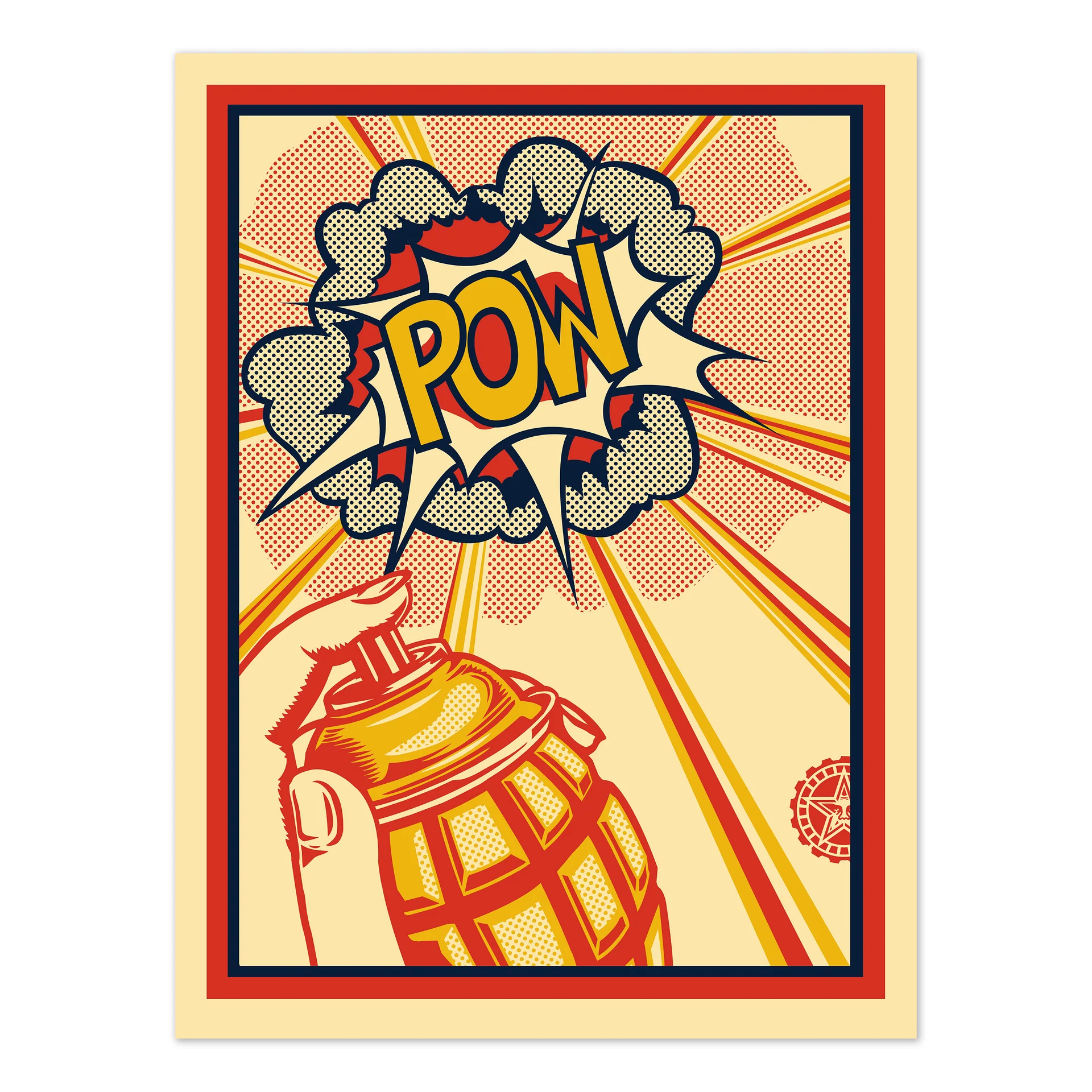 “power” Lenticular Edition, by Shepard Fairey, 2025