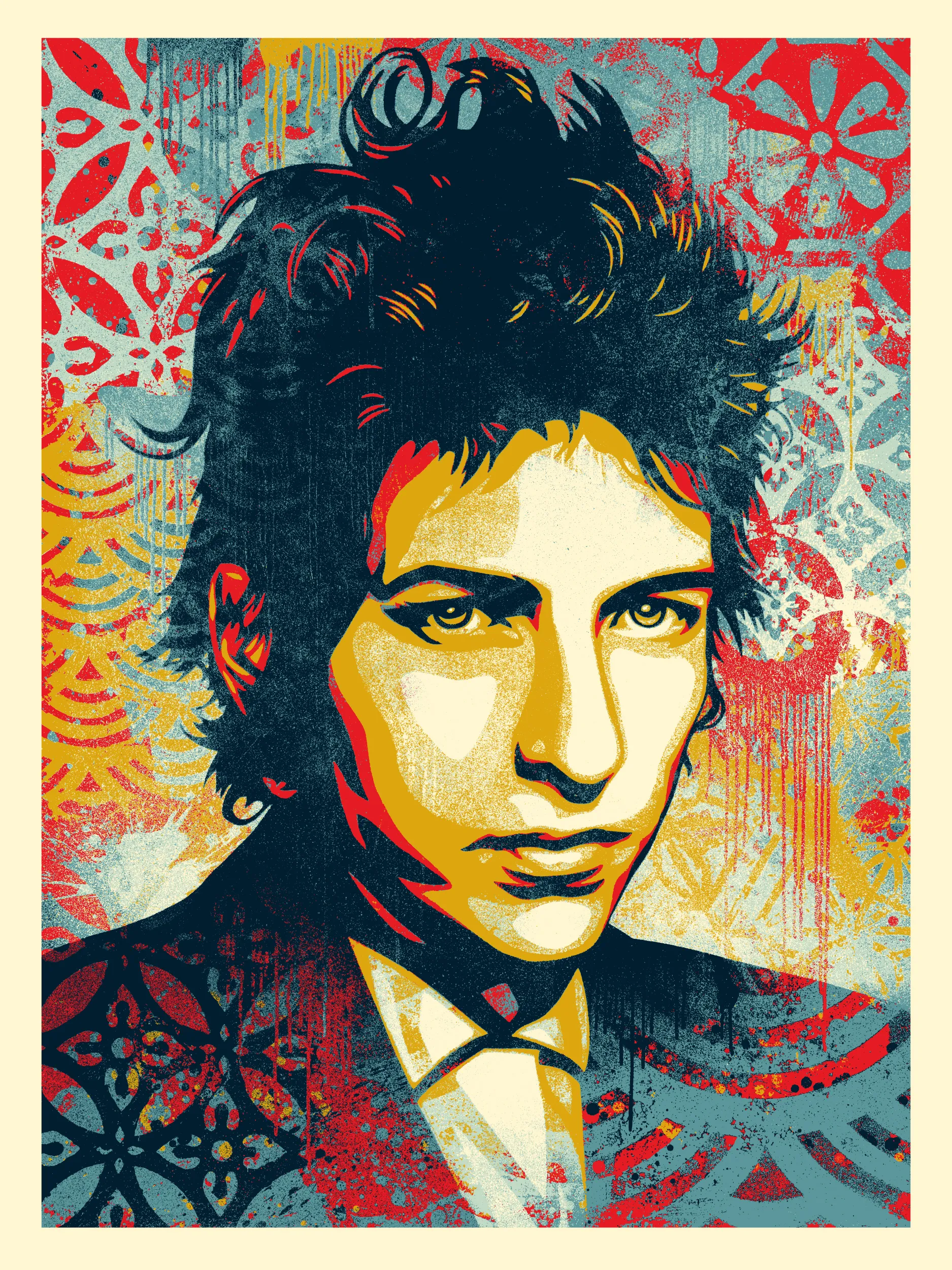 A Hard Rain's A-gonna Fall, by Shepard Fairey, 2025