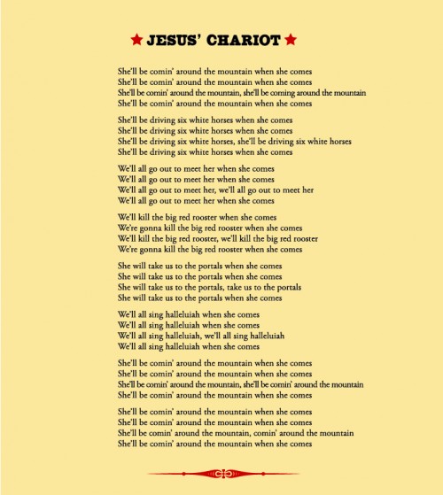 Jesus’ Chariot, by Shepard Fairey, 2012