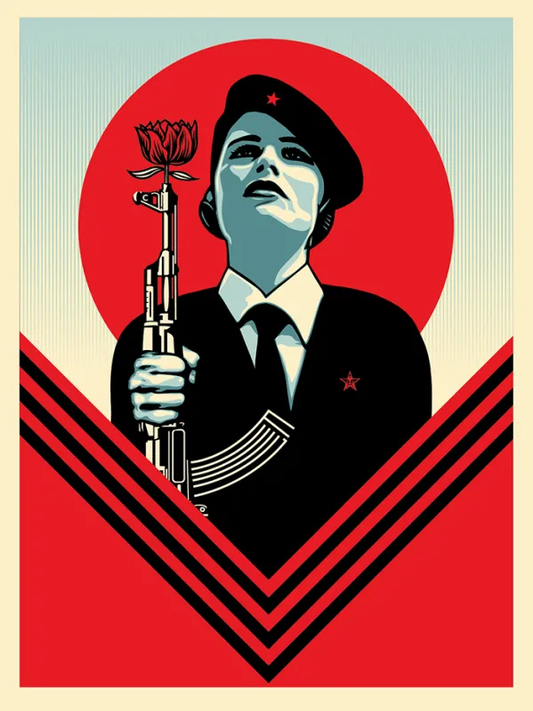 Peace Guard 2, by Shepard Fairey, 2016