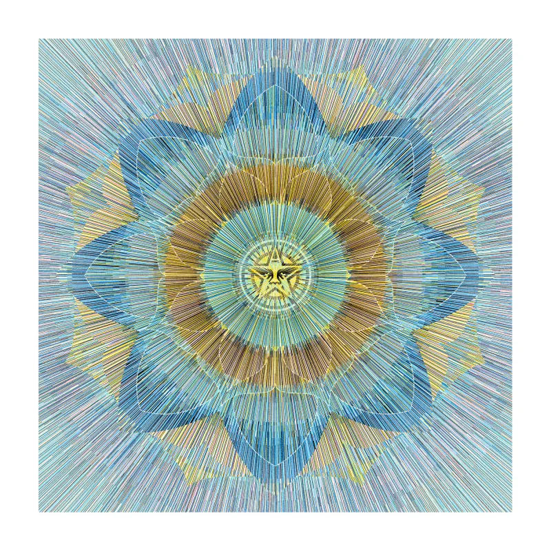 Kai And Sunny X Shepard Fairey (yellow), by Kai And Sunny, Shepard Fairey, 2017