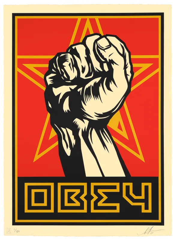Obey Fist, by Shepard Fairey, 2019