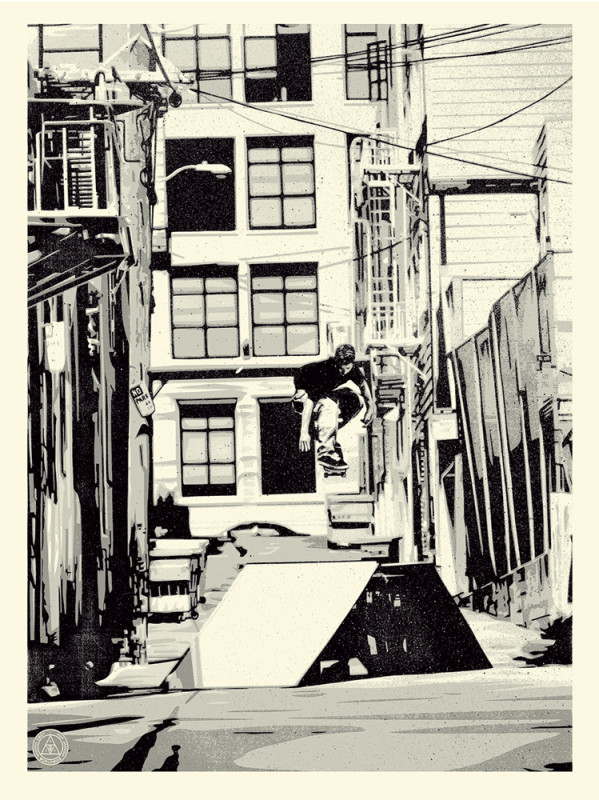 Obey X Huf San Francisco ’93, by Shepard Fairey, 2016