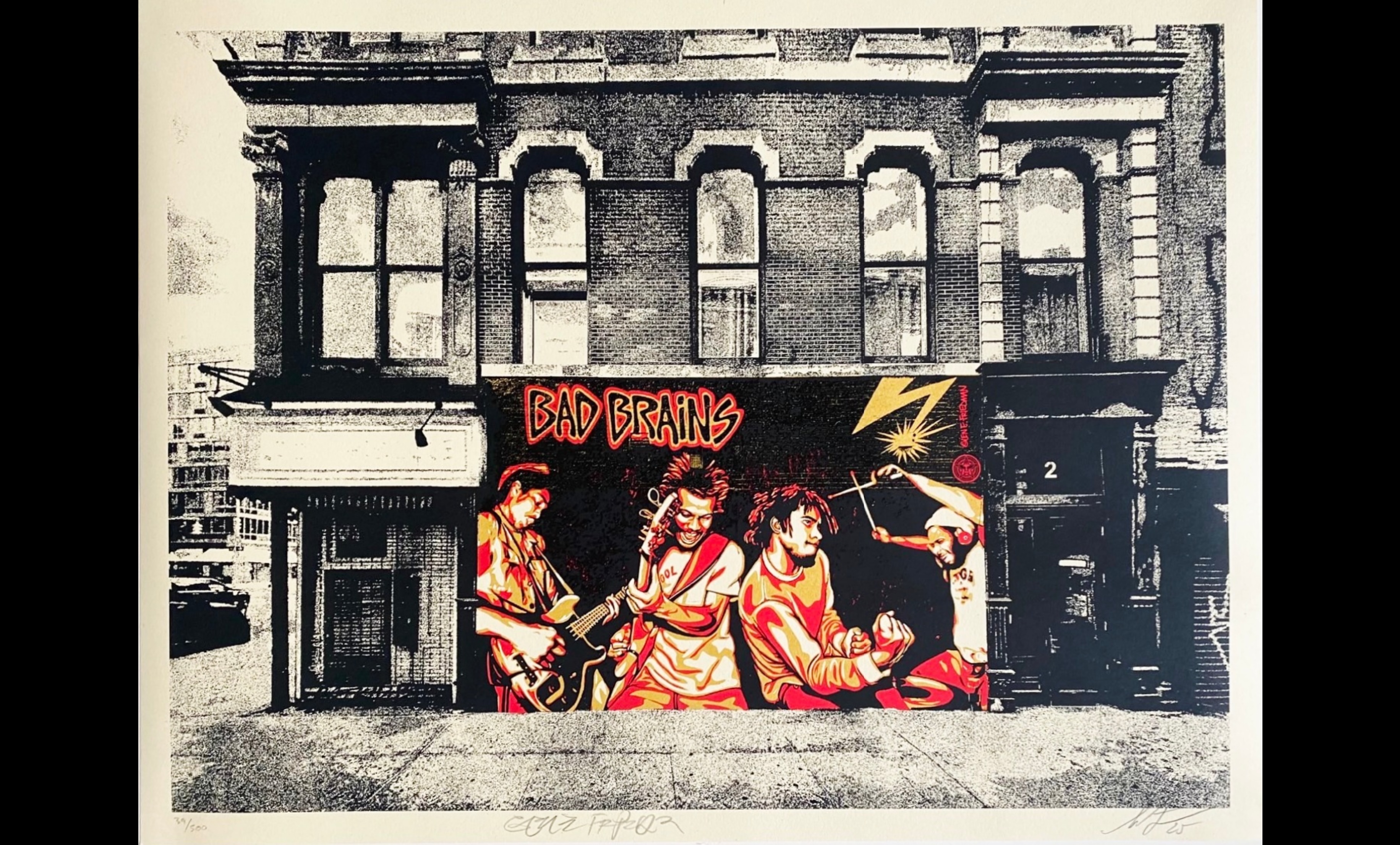 Bad Brains Bowery And Bleecker, by Shepard Fairey, 2025