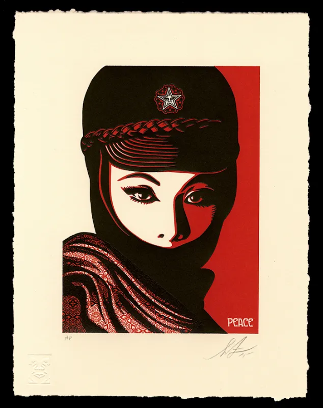 Mujer Fatale, by Shepard Fairey, 2015